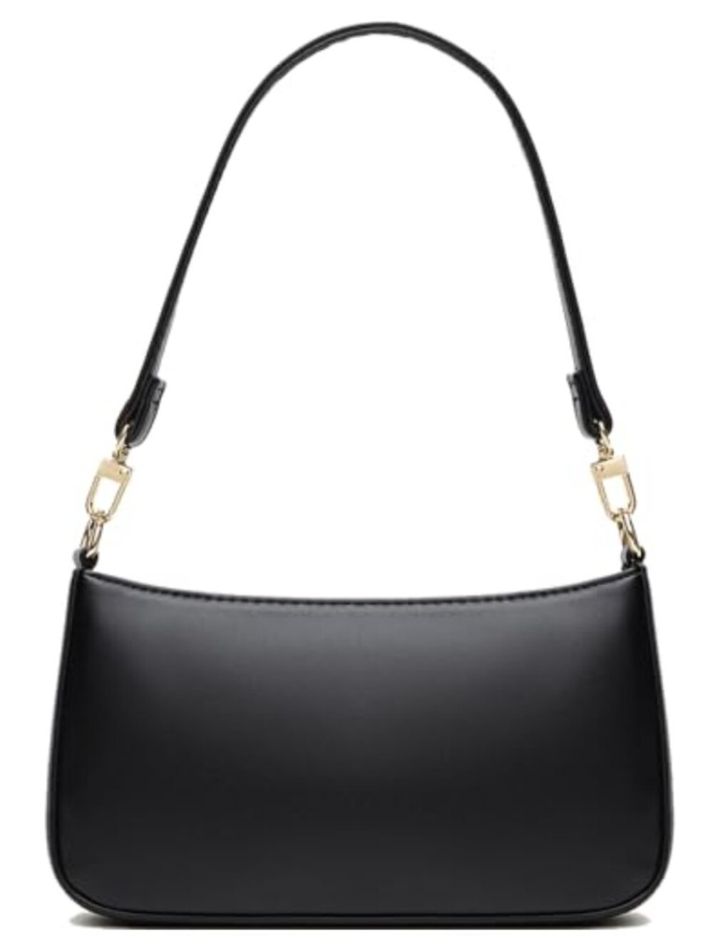 Vegan Leather Shoulder Bag Removable Strap Crossbody Clutch Tote Handbag